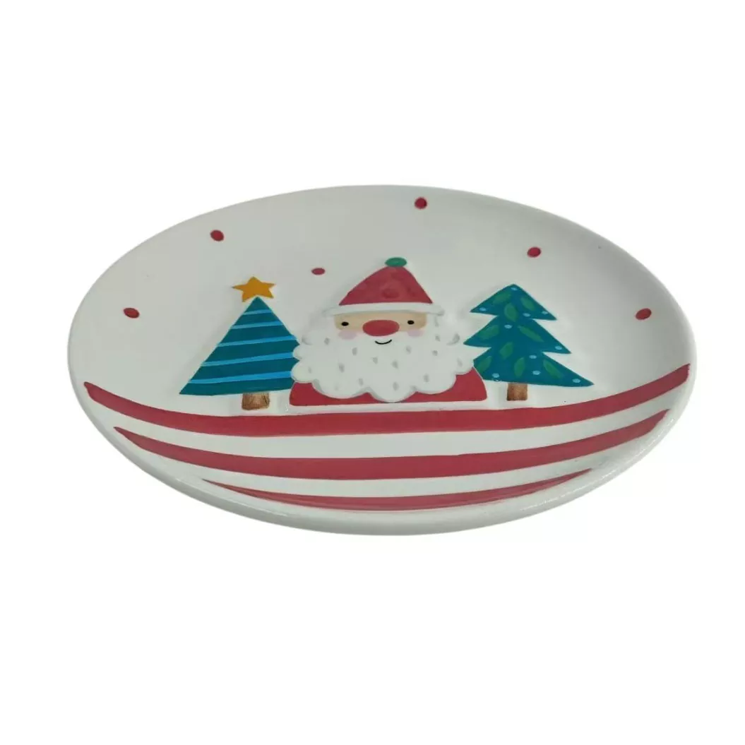 Weihnachtliche Keramikschale als Geschenk