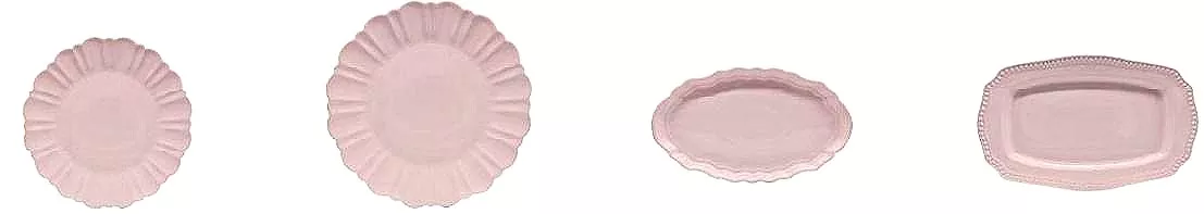 Macaron Pink Ceramic Bowl Set