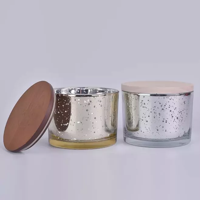 Runder Kerzenhalter aus Glas